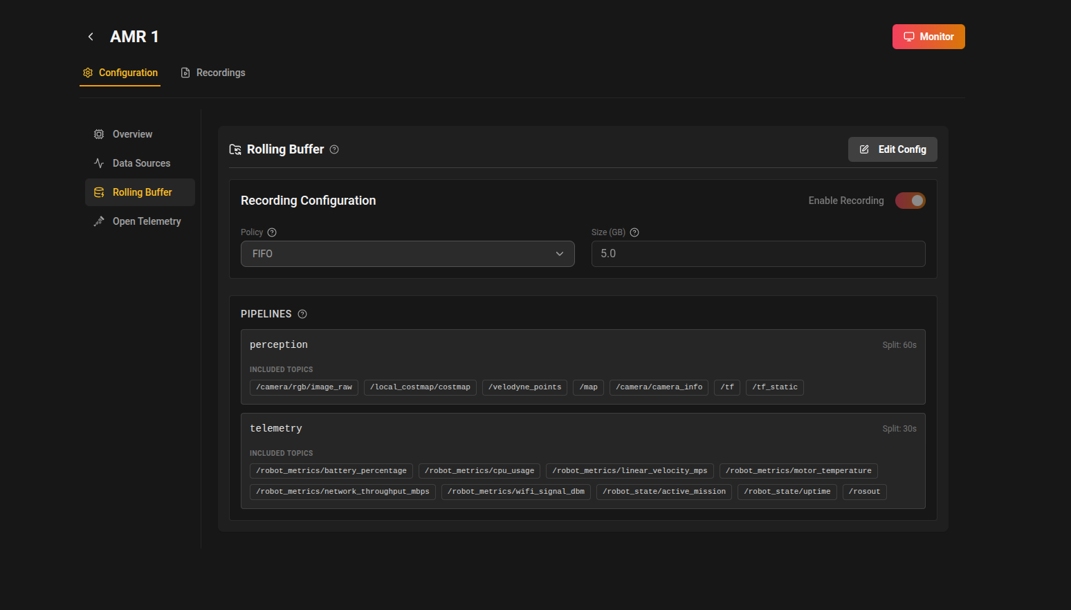 INSAION Rolling Buffer editor